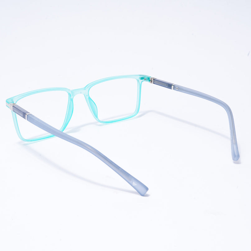 Voyage FlexLite Turquoise Rectangle Eyeglasses for Men & Women - MG5563-C6