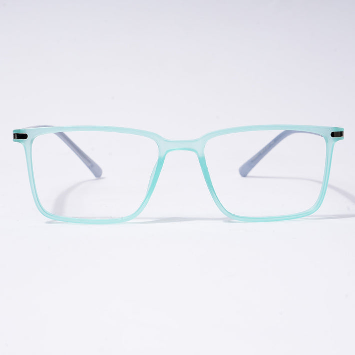 Voyage FlexLite Turquoise Rectangle Eyeglasses for Men & Women - MG5563-C6
