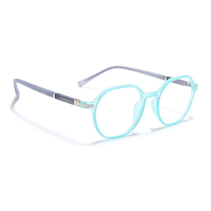 Voyage FlexLite Turquoise Geometric Eyeglasses for Men & Women - MG5569-C6