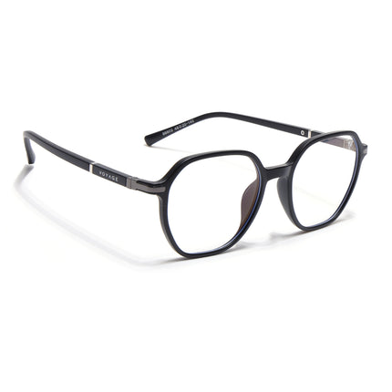 Voyage FlexLite Matt Black Square Eyeglasses for Men & Women - MG5570-C1
