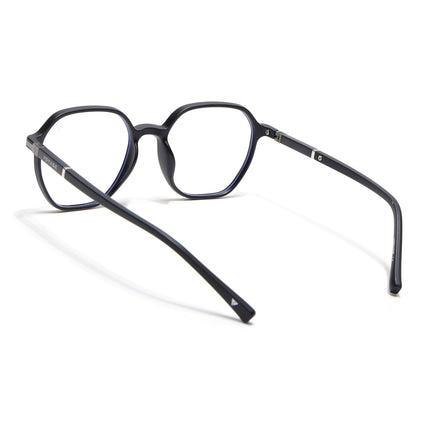 Voyage FlexLite Matt Black Square Eyeglasses for Men & Women - MG5570-C1