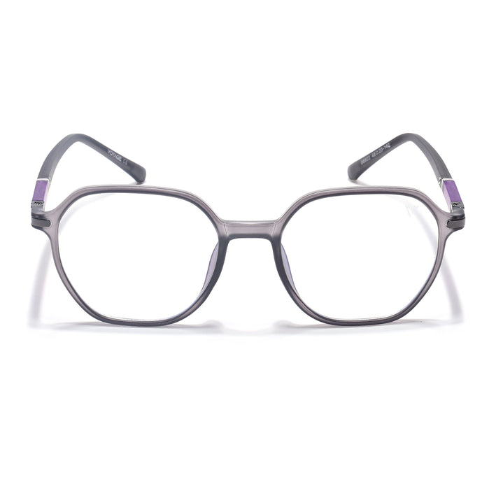 Voyage FlexLite Grey Square Eyeglasses for Men & Women - MG5571-C2