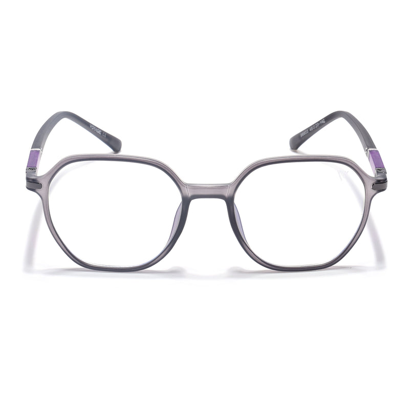 Voyage FlexLite Grey Square Eyeglasses for Men & Women - MG5571-C2