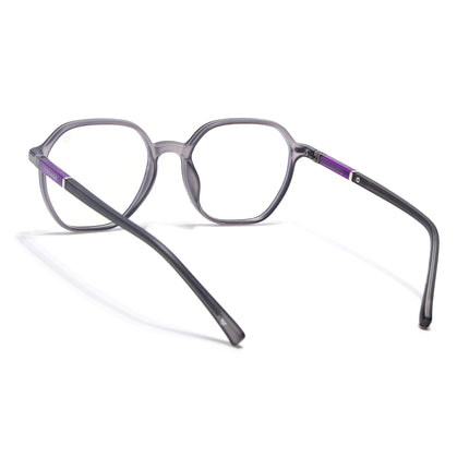 Voyage FlexLite Grey Square Eyeglasses for Men & Women - MG5571-C2