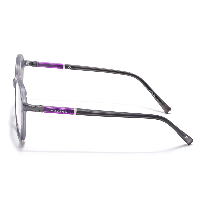 Voyage FlexLite Grey Square Eyeglasses for Men & Women - MG5571-C2