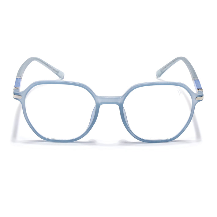 Voyage FlexLite Matt Blue Square Eyeglasses for Men & Women - MG5572-C3