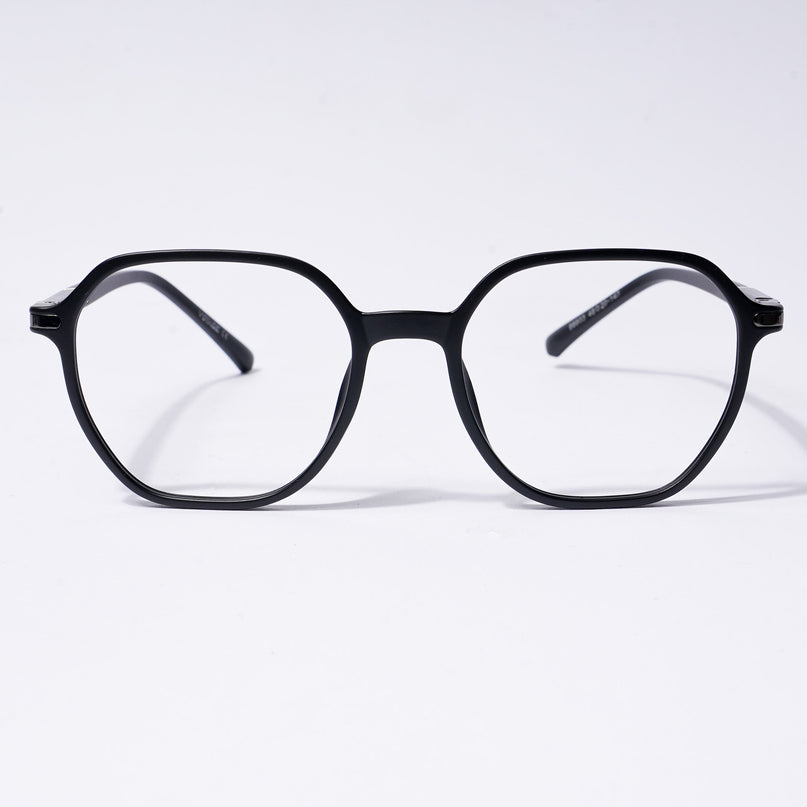 Voyage FlexLite Matt Black Square Eyeglasses for Men & Women - MG5570-C1