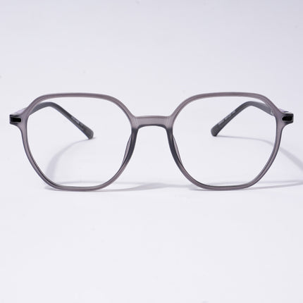 Voyage FlexLite Grey Square Eyeglasses for Men & Women - MG5571-C2