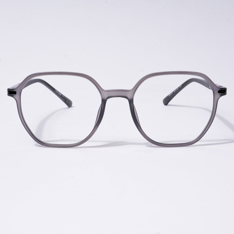 Voyage FlexLite Grey Square Eyeglasses for Men & Women - MG5571-C2