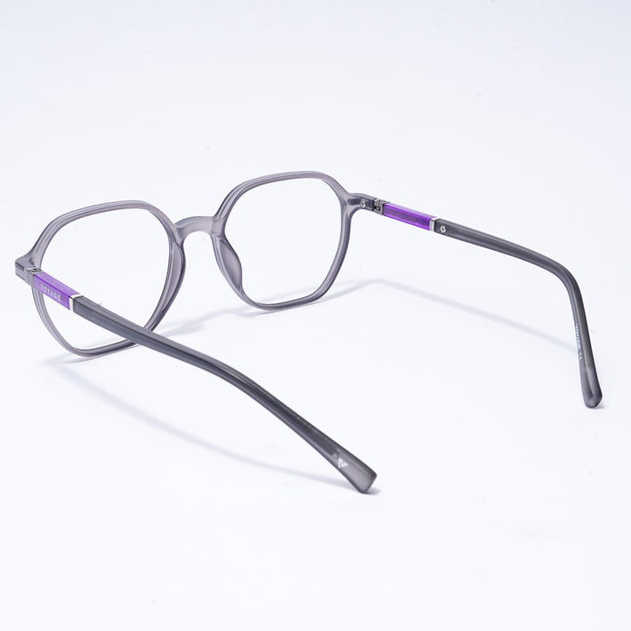 Voyage FlexLite Grey Square Eyeglasses for Men & Women - MG5571-C2