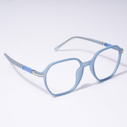 Voyage FlexLite Matt Blue Square Eyeglasses for Men & Women - MG5572-C3