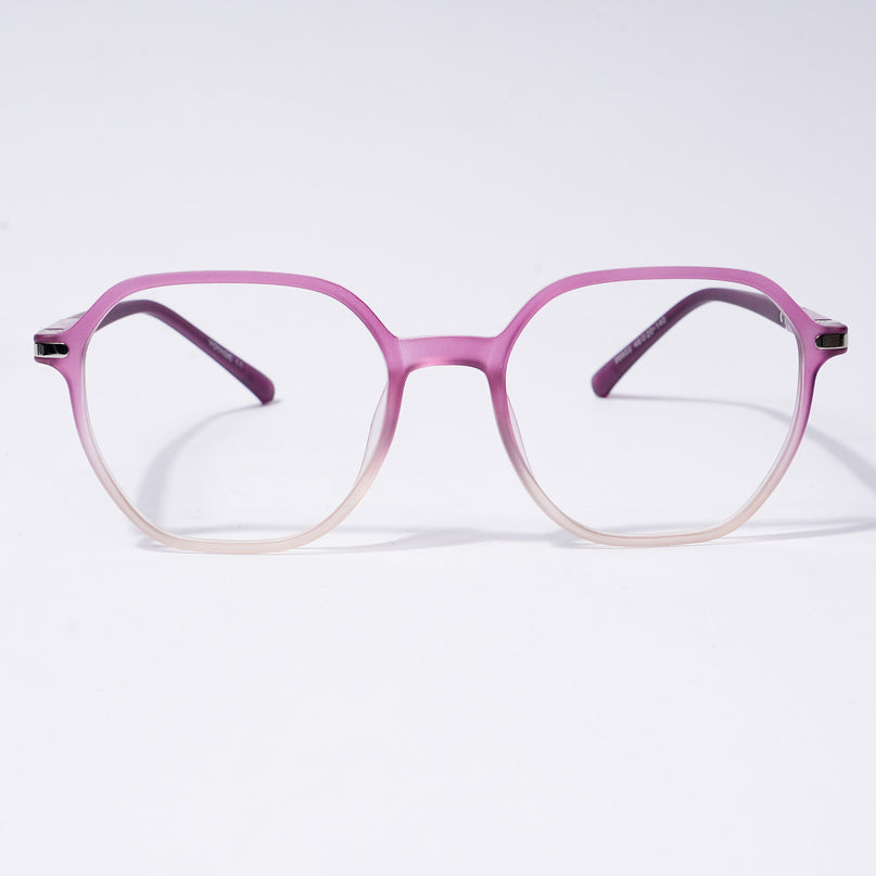 Voyage FlexLite Violet & Brown Square Eyeglasses for Men & Women - MG5574-C5