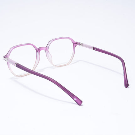 Voyage FlexLite Violet & Brown Square Eyeglasses for Men & Women - MG5574-C5