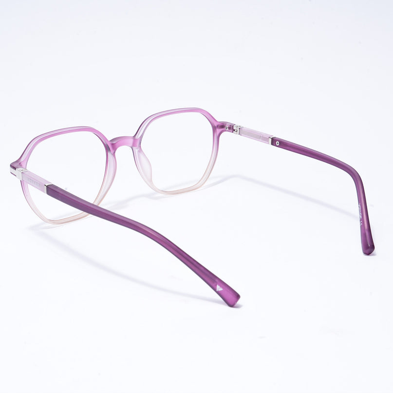 Voyage FlexLite Violet & Brown Square Eyeglasses for Men & Women - MG5574-C5