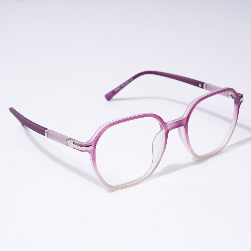 Voyage FlexLite Violet & Brown Square Eyeglasses for Men & Women - MG5574-C5
