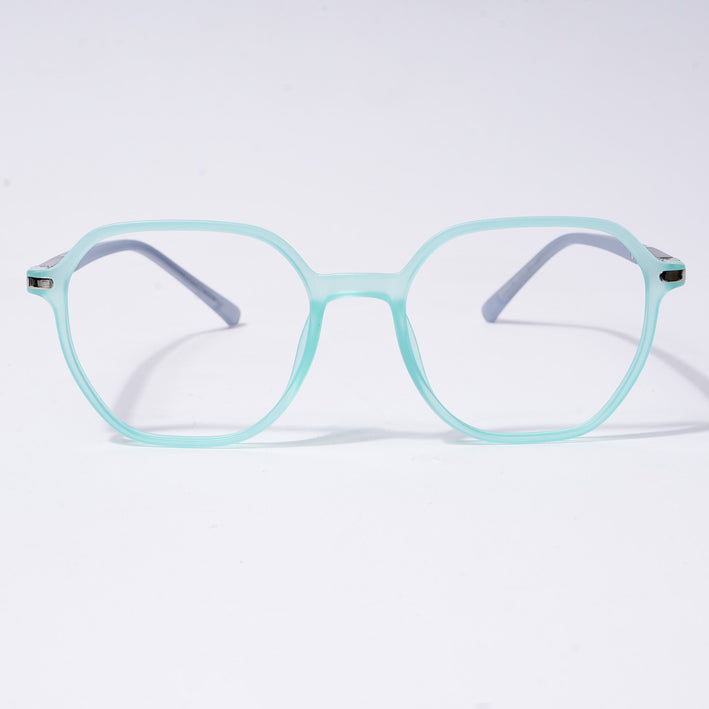 Voyage FlexLite Turquoise Square Eyeglasses for Men & Women - MG5575-C6