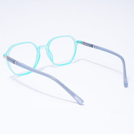 Voyage FlexLite Turquoise Square Eyeglasses for Men & Women - MG5575-C6