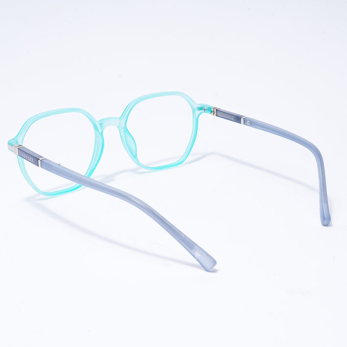 Voyage FlexLite Turquoise Square Eyeglasses for Men & Women - MG5575-C6