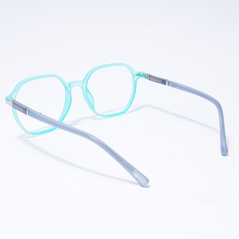 Voyage FlexLite Turquoise Square Eyeglasses for Men & Women - MG5575-C6
