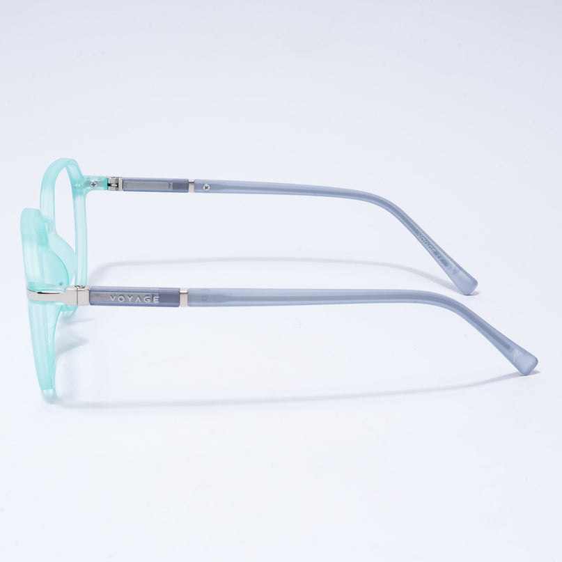 Voyage FlexLite Turquoise Square Eyeglasses for Men & Women - MG5575-C6