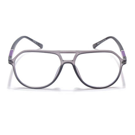 Voyage FlexLite Grey Wayfarer Eyeglasses for Men & Women - MG5577-C2