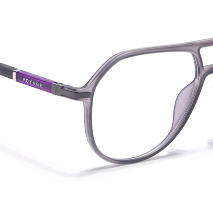 Voyage FlexLite Grey Wayfarer Eyeglasses for Men & Women - MG5577-C2