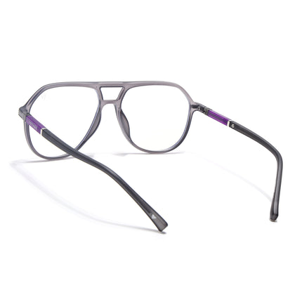 Voyage FlexLite Grey Wayfarer Eyeglasses for Men & Women - MG5577-C2