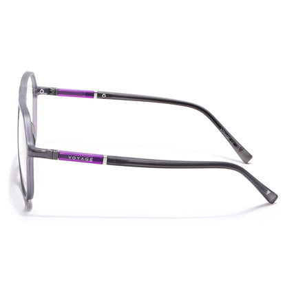Voyage FlexLite Grey Wayfarer Eyeglasses for Men & Women - MG5577-C2