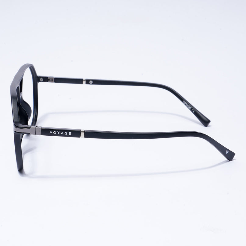Voyage FlexLite Matt Black Wayfarer Eyeglasses for Men & Women - MG5576-C1