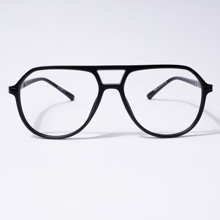 Voyage FlexLite Matt Black Wayfarer Eyeglasses for Men & Women - MG5576-C1