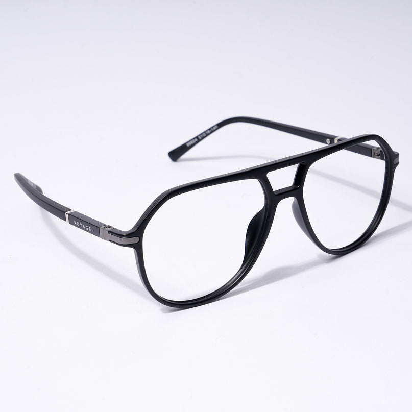 Voyage FlexLite Matt Black Wayfarer Eyeglasses for Men & Women - MG5576-C1