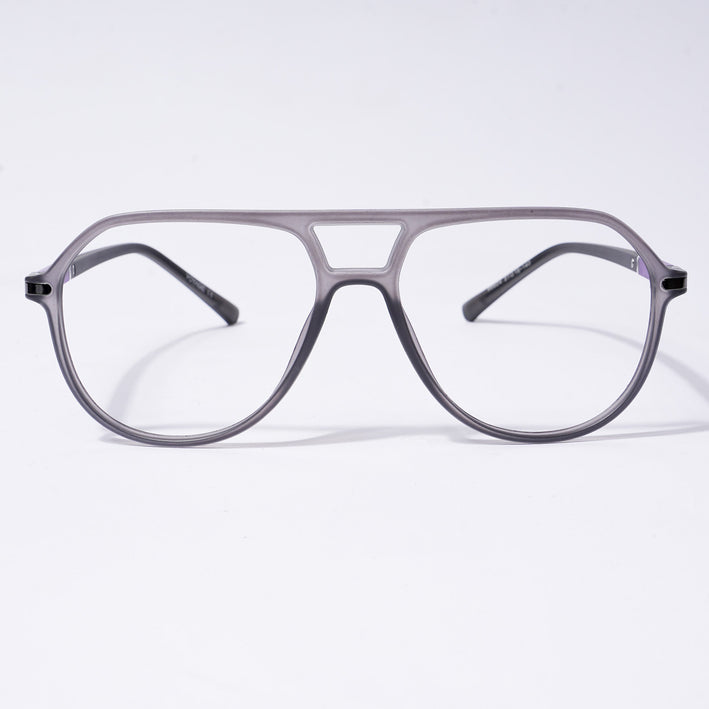 Voyage FlexLite Grey Wayfarer Eyeglasses for Men & Women - MG5577-C2