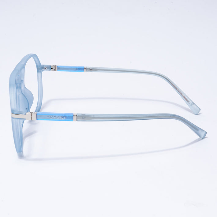 Voyage FlexLite Matt Blue Wayfarer Eyeglasses for Men & Women - MG5578-C3