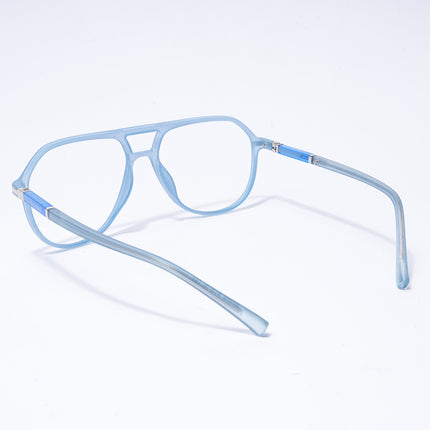 Voyage FlexLite Matt Blue Wayfarer Eyeglasses for Men & Women - MG5578-C3