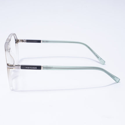 Voyage FlexLite Olive & Transparent Wayfarer Eyeglasses for Men & Women - MG5579-C4