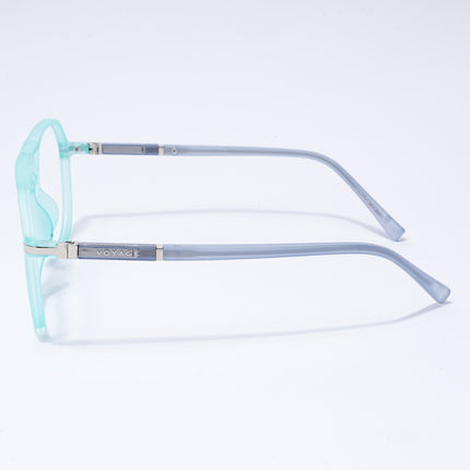 Voyage FlexLite Turquoise Wayfarer Eyeglasses for Men & Women - MG5580-C5
