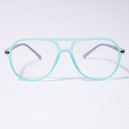 Voyage FlexLite Turquoise Wayfarer Eyeglasses for Men & Women - MG5580-C5
