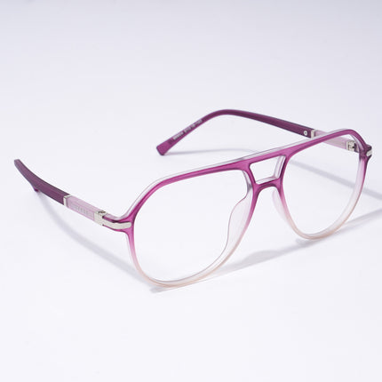 Voyage FlexLite Violet & Brown Wayfarer Eyeglasses for Men & Women - MG5581-C6