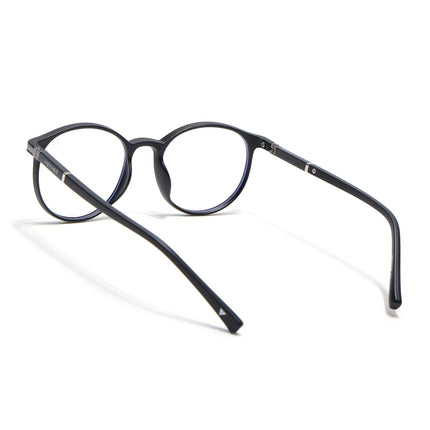 Voyage FlexLite Matt Black Oval Eyeglasses for Men & Women - MG5582-C1