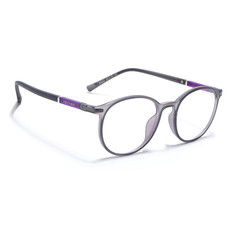 Voyage FlexLite Grey Oval Eyeglasses for Men & Women - MG5583-C2