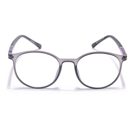 Voyage FlexLite Grey Oval Eyeglasses for Men & Women - MG5583-C2