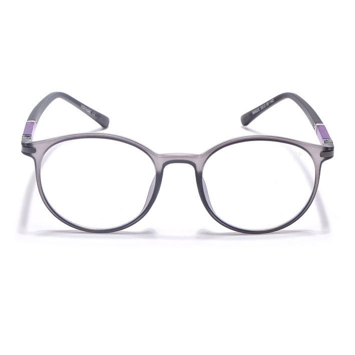 Voyage FlexLite Grey Oval Eyeglasses for Men & Women - MG5583-C2