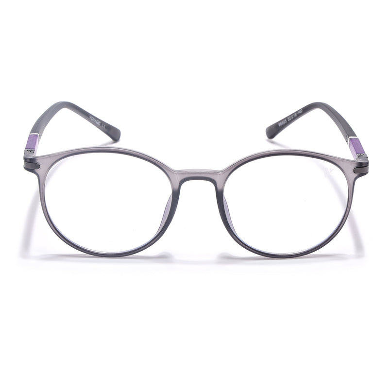 Voyage FlexLite Grey Oval Eyeglasses for Men & Women - MG5583-C2