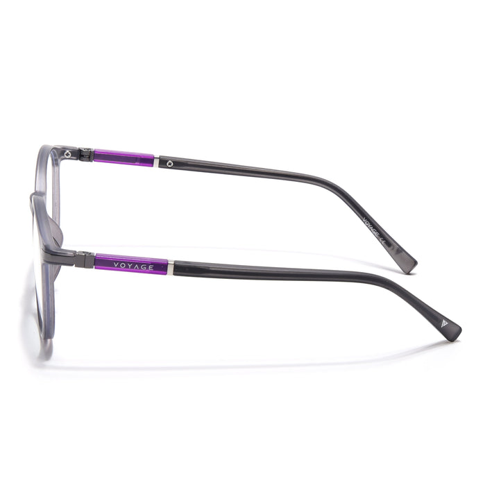 Voyage FlexLite Grey Oval Eyeglasses for Men & Women - MG5583-C2