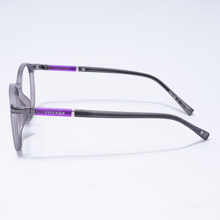 Voyage FlexLite Grey Oval Eyeglasses for Men & Women - MG5583-C2