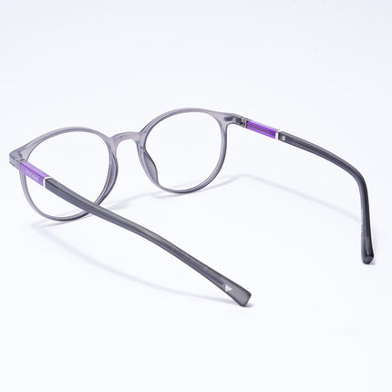 Voyage FlexLite Grey Oval Eyeglasses for Men & Women - MG5583-C2