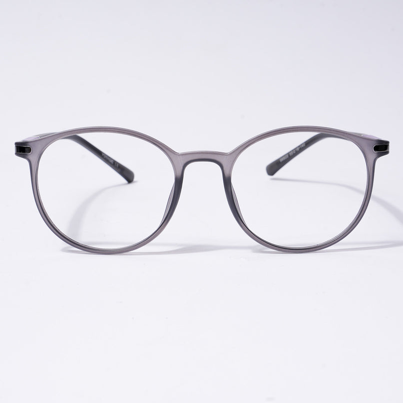 Voyage FlexLite Grey Oval Eyeglasses for Men & Women - MG5583-C2