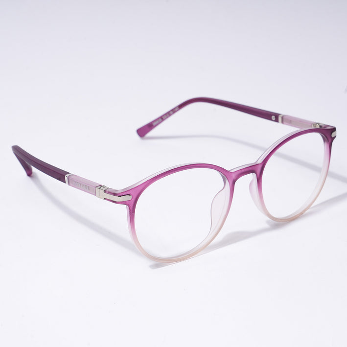 Voyage FlexLite Violet & Brown Oval Eyeglasses for Men & Women - MG5586-C5