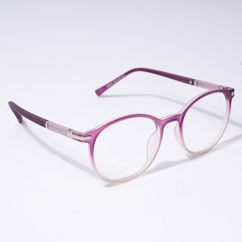 Voyage FlexLite Violet & Brown Oval Eyeglasses for Men & Women - MG5586-C5