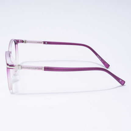Voyage FlexLite Violet & Brown Oval Eyeglasses for Men & Women - MG5586-C5
